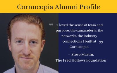 Cornucopia Alumni Profile: Steve Martin